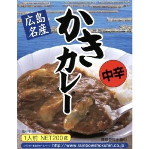 ‎レインボー食品 広島名産 かきカレー 中辛 200g