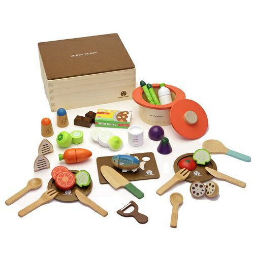 ウッディプッディ はじめてのおままごとグツグツ煮込みお料理セット G05-2142