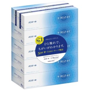 エリエール ティッシュ プラスウォーター（+Water）
